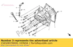 Aqui você pode pedir o medidor, nível de óleo em Honda , com o número da peça 15650KCN000: