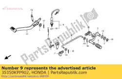 Here you can order the sw assy,rear stop from Honda, with part number 35350KPP902: