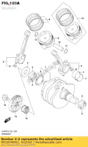 Suzuki 0916048002 wasmachine - Onderkant