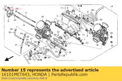 Ici, vous pouvez commander le ensemble carburateur., l. Auprès de Honda , avec le numéro de pièce 16101MET643: