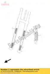 Qui puoi ordinare molla, forcella anteriore (k=4. 6n/mm) da Yamaha , con numero parte 1C323141H100: