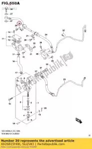 suzuki 6926815H00 zacisk, hamulec tylny - Dół