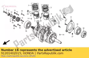 honda 91201402015 sello de aceite, 35x52x7 (nok) - Lado inferior