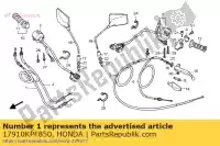 17910KPF850, Honda, kabel komp. a, przepustnica honda cbf 250 2004 2006, Nowy