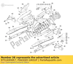 Here you can order the lh side panel from Piaggio Group, with part number 97516900R7: