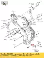 921531554, Kawasaki, parafuso, flangeado, 8x20 zx1400a6f kawasaki  gtr klz tr z zx zzr 1000 1400 2006 2007 2008 2009 2010 2011 2012 2013 2014 2015 2016 2017 2018, Novo