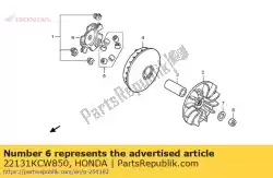 Aquí puede pedir placa, rampa de Honda , con el número de pieza 22131KCW850: