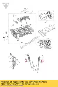 triumph T1130404 platform, veer, klep - Onderkant