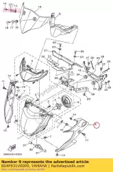 Aqui você pode pedir o ficar, farol 1 em Yamaha , com o número da peça B04F831V00P0: