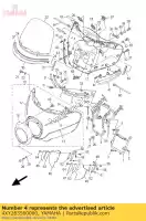 4XY283560000, Yamaha, pobyt 1 yamaha xvz xvztf 1300 1999 2000 2001, Nowy