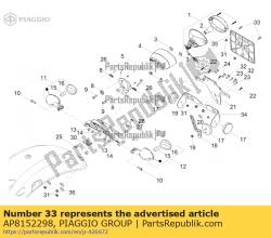 Aprilia AP8152298, Parafuso c / flange m5x16, OEM: Aprilia AP8152298