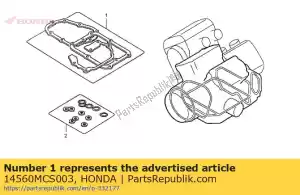 honda 14560MCS003 junta, tensor elevador - Lado inferior