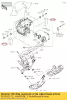 391562572, Kawasaki, 01 tampone,90x25x35 kawasaki  230 2020 2021, Nuovo