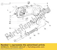 8298225, Piaggio Group, Transmission cover aprilia derbi gilera piaggio vespa  atlantis atlantis bullet atlantis bullet e atlantis city atlantis o atlantis red bullet e atlantis two chic e diesis free gp gp series ice mojito custom nrg nrg mc nrg power dd h ntt primavera runner sprint sr stalk sta, New