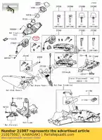 210075067, Kawasaki, rotor, tapa del tanque de bloqueo zg1400caf kawasaki  tr 1400 2010 2011 2012 2013 2014 2015 2016 2017, Nuevo