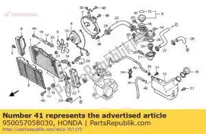 Honda 950057058030 tube,7x580 - Bottom side