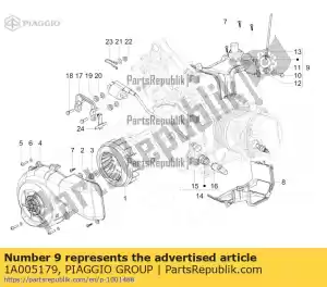 Piaggio Group 1A005179 cappa lato aspirazione - Il fondo