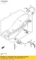 4514820G50, Suzuki, almofada, assento mo suzuki gw inazuma  f z gw250 gw250f gw250z 250 , Novo