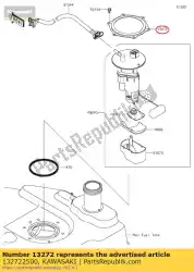 Ici, vous pouvez commander le 01 assiette auprès de Kawasaki , avec le numéro de pièce 132722500: