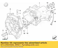 07119903008, BMW, vis à tête cylindrique - m6x65-8.8-zns3 bmw  850 1100 1200 1992 1993 1994 1995 1996 1997 1998 1999 2000 2001 2002 2003, Nouveau