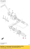 2622105200, Suzuki, guide, coup de pied suzuki dr z125 sw lw drz125l drz125 125 , Nouveau