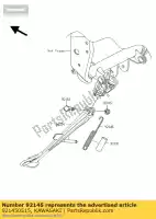 921450515, Kawasaki, veer, zijstandaard zr1000b7f Kawasaki Z ZX-10R 1000 750 C D Ninja B M L E R ZR750, Nieuw