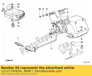 bmw 12121705656 circular connector - Bottom side