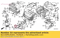 Qui puoi ordinare primavera, tasca sul tronco da Honda , con numero parte 82150MCA000: