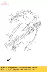 Ici, vous pouvez commander le couvercle, côté 1 auprès de Yamaha , avec le numéro de pièce 4C6F17110000: