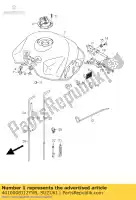 4410008J12YVB, Suzuki, tank, brandstof suzuki gsr 750 2011 2012, Nieuw