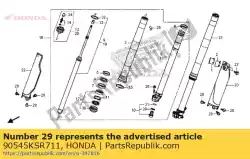 Aqui você pode pedir o lavadora especial em Honda , com o número da peça 90545KSR711: