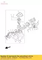 13DE44170000, Yamaha, deksel 1 yamaha xt xtr xtx 125, Nieuw