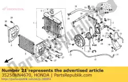 Aqui você pode pedir o switch assy., termostato em Honda , com o número da peça 35250HN4670: