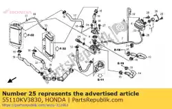 Ici, vous pouvez commander le clamper, bouchon d'huile auprès de Honda , avec le numéro de pièce 55110KV3830: