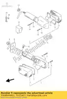 3568044A01, Suzuki, suporte suzuki dr 125 1998 1999 2000 2001 2002, Novo