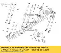 2R000043, Piaggio Group, vite m8x30 aprilia derbi gilera senda zapkkb07 zd4kka01 zd4kkb03 zd4kta zd4kta00 zd4ktb00 zd4kxa00 zd4kxb00 zd4kxja0 zd4kxja0, zd4kxa zd4kxjb0 zdpka zdpkkb04 50 125 2013 2016 2018 2019 2020 2021 2022, Nuovo