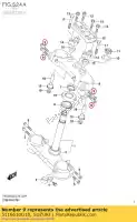 5116610G10, Suzuki, bullone, arresto dell'asse suzuki vz intruder m800 u zu ue z an burgman a executive  m800z vz800 marauder vz800z an650z gsx s1000a rm z250 rmz250 an650 gsxs1000az gsxs1000a gsxs1000fa 800 650 1000 250 , Nuovo