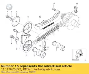 bmw 11317676592 bearing screw - Bottom side