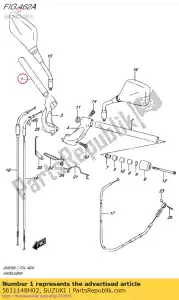 suzuki 5611148H02 kierownica - Dół
