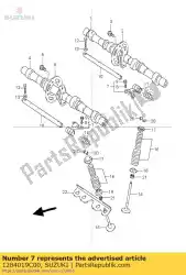 Aqui você pode pedir o válvula de compensação de braço em Suzuki , com o número da peça 1284019C00: