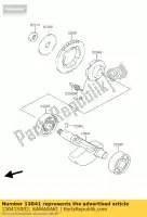 13041S002, Kawasaki, Bilanciatore, manovella kawasaki kfx 400, Nuovo