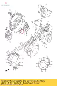 Suzuki 1134318H00 amortisseur, embrayage c - La partie au fond