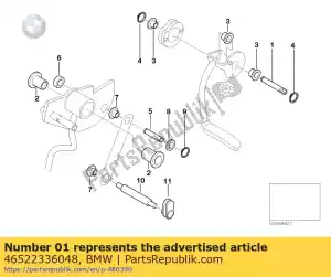 bmw 46522336048 pin - Bottom side