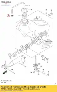 suzuki 4448640200 zacisk, przewód paliwowy - Dół