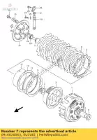 0916020063, Suzuki, ring, 20x36x2 suzuki rgv 250 1989 1991 1992 1993 1994, Nieuw