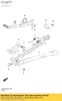 4311131J00, Suzuki, pédale, frein suzuki  dl 1000 2014 2015 2016 2018, Nouveau