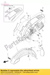 Qui puoi ordinare dado, parafango posteriore da Yamaha , con numero parte 5XD216350000: