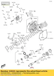 Qui puoi ordinare giunto kvf300ccf da Kawasaki , con numero parte 42034Y001: