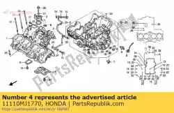 Aquí puede pedir pl, respirador comp de Honda , con el número de pieza 11110MJ1770: