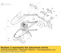 2H004269000Q4, Piaggio Group, copertura paraf. formica. vern. c/dic. 21 moto-guzzi zgukya00 zgukya00, zgukye00 zgukyua0 850 2021 2022, Nuovo